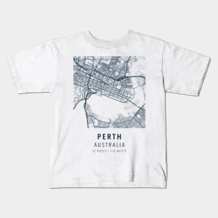 perth simple map Kids T-Shirt